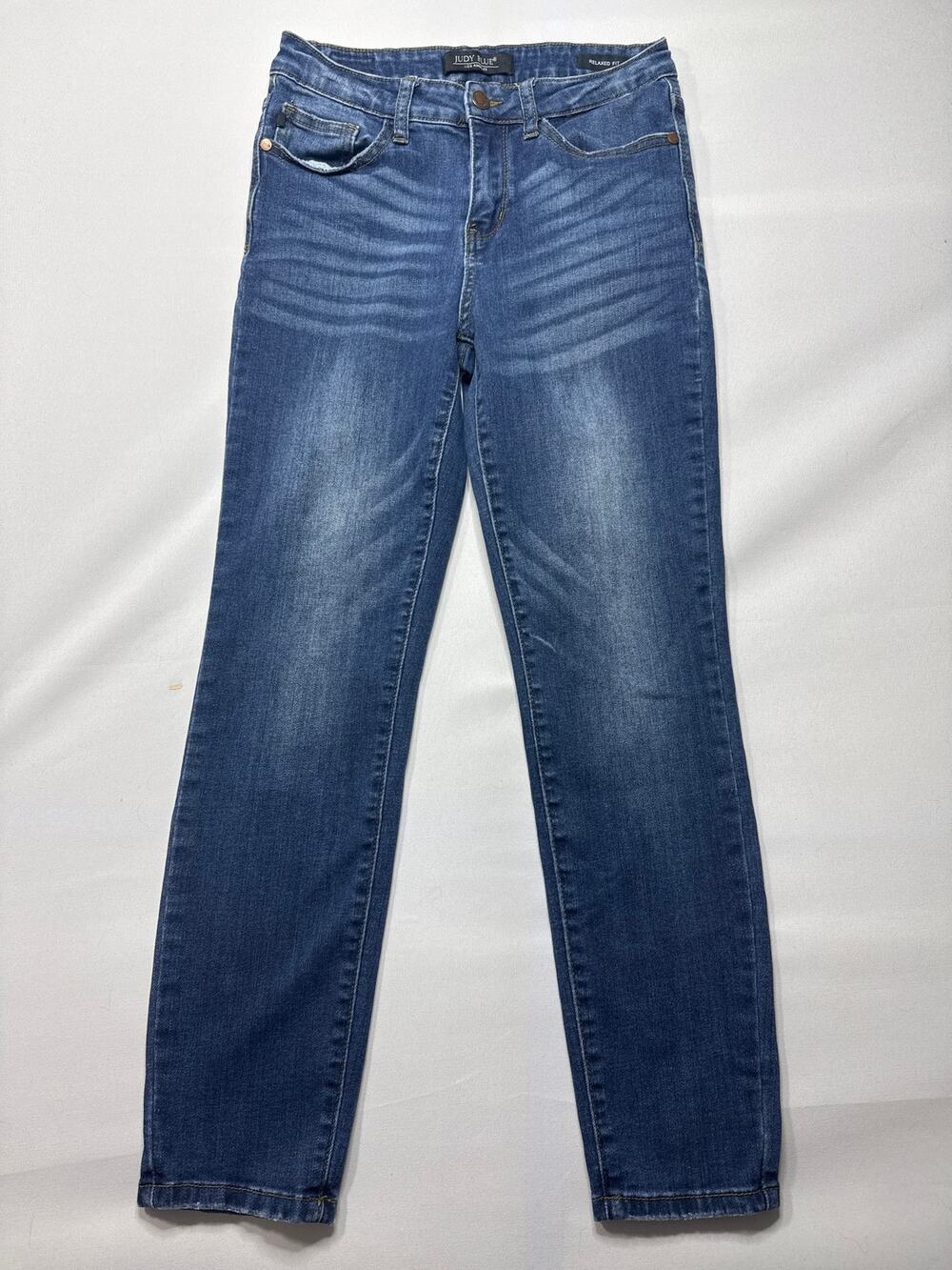 Judy Blue Women's Relaxed Fit Skinny Blue Stretch Jeans -‎ Size 28 (26x25.5)